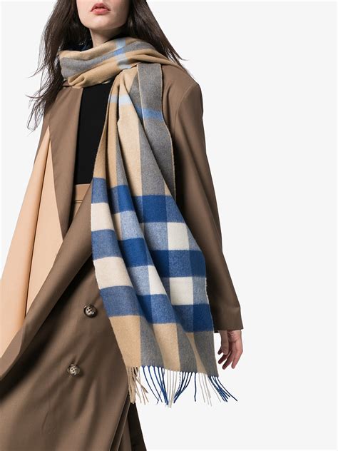 burberry foulard blu|burberry scarf for women.